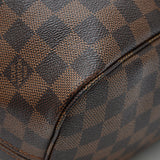 Louis Vuitton Damier Neverfull MM Tote Bag with Pouch Rose Ballerine