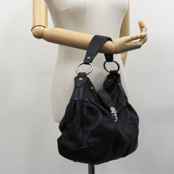 Louis Vuitton Solar PM Mahina Monogram Shoulder Bag Black