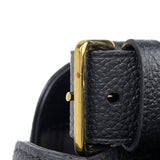 Louis Vuitton Montaigne MM Shoulder Bag Implant Noir Black