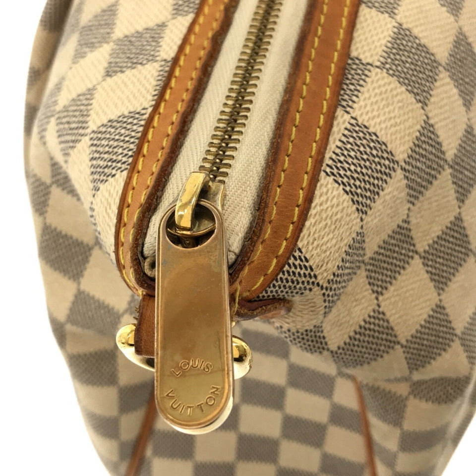 Louis Vuitton Siracusa GM Handbag Azur Damier Azur Canvas