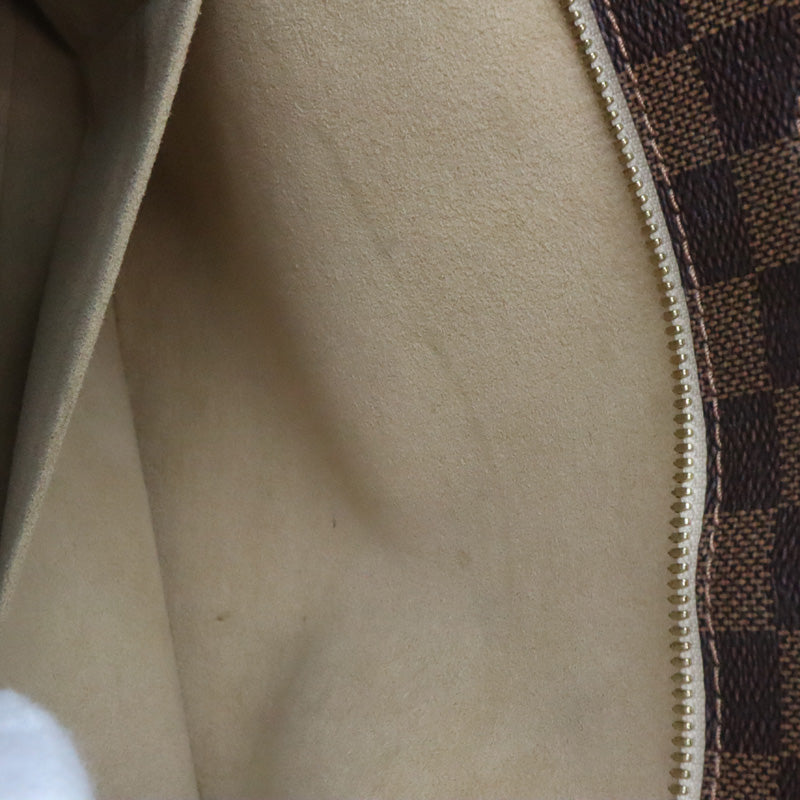 Louis Vuitton Jersey Damier Canvas Ebene Brown Tote Bag