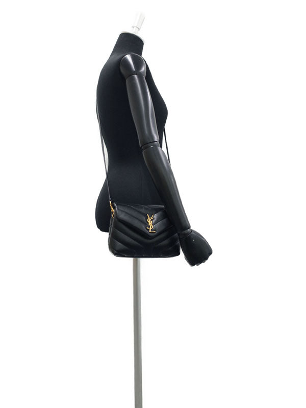 Saint Laurent- Monogram Toy Bag Shoulder Bag Black