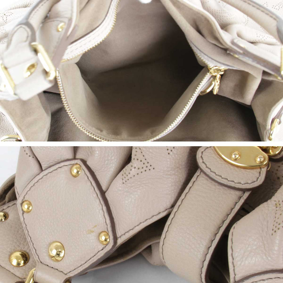 Louis Vuitton XL Shoulder Bag Monogram Mahina Beige
