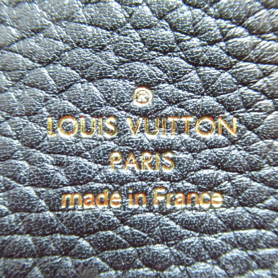 Louis Vuitton Capucines GM Taurillon Shoulder Bag Black