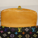 Louis Vuitton Shoulder Bag Monogram Multicolor Sologne Noir