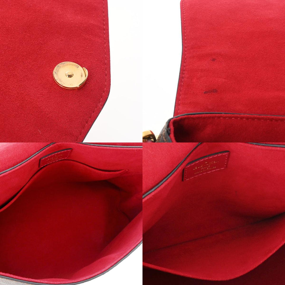 Louis Vuitton Damier Bobour MM Scarlet Damier Canvas 2way Bag A Rank