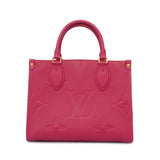 Louis Vuitton 2WAY Bag Monogram Implant On The Go PM