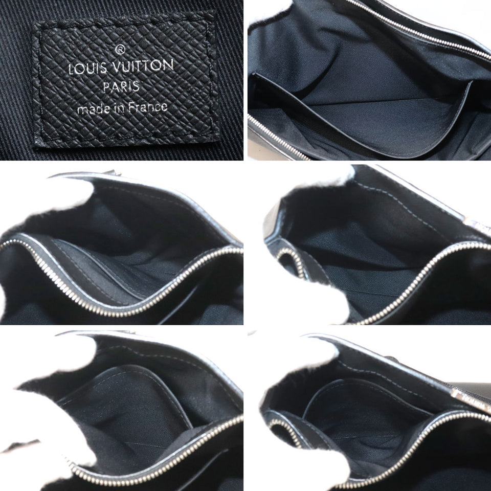 Louis Vuitton Anton Briefcase Taiga Noir