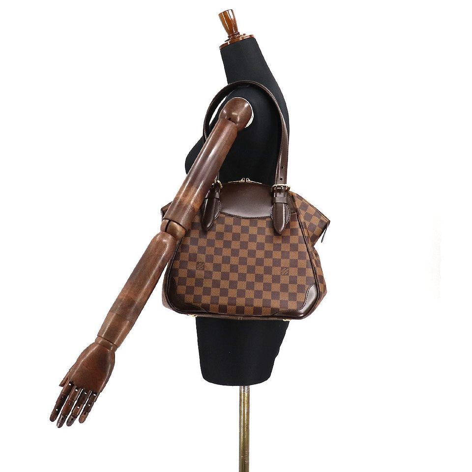 Louis Vuitton Damier Verona MM Shoulder Bag Ebene