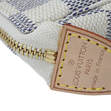 Louis Vuitton Mini Pochette Accessoire Damier Azur White
