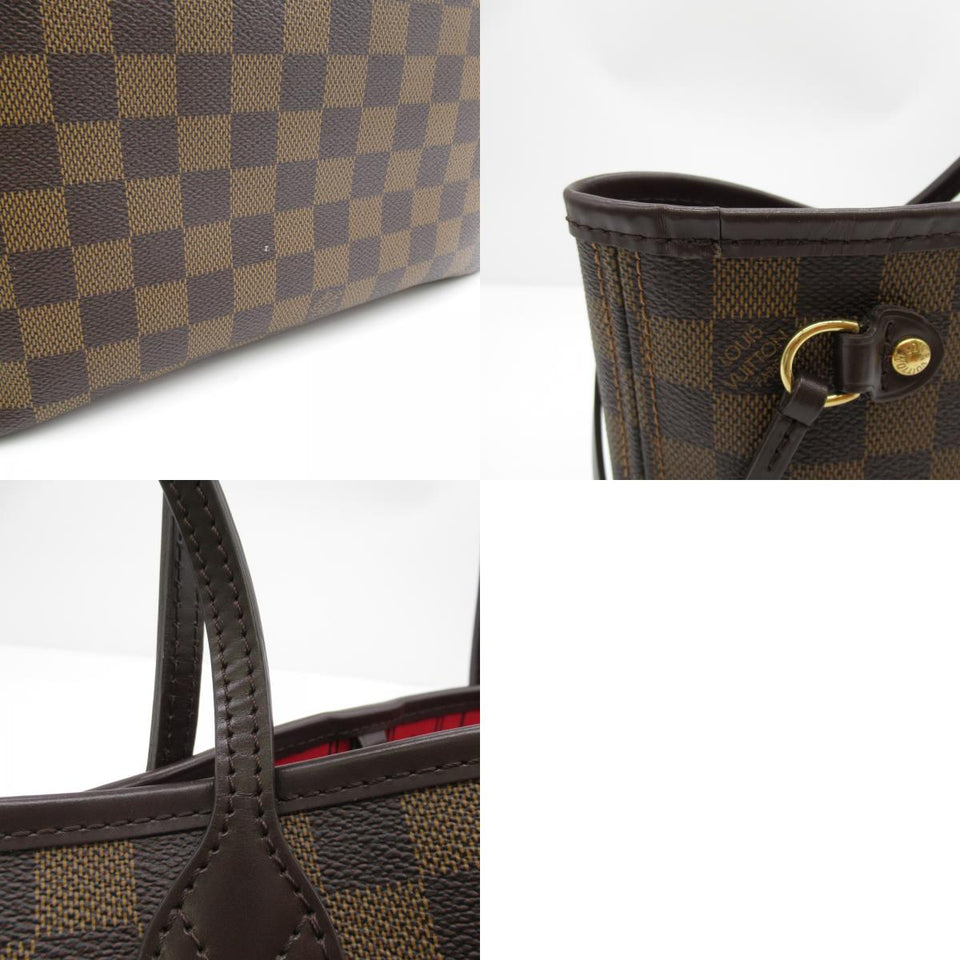 Louis Vuitton Neverfull Tote Bag PVC Coated Canvas Damier