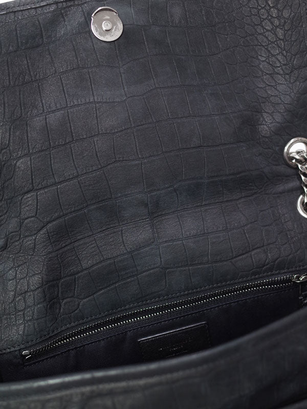 Saint Laurent- Paris Niki Medium Chain Shoulder Bag Black