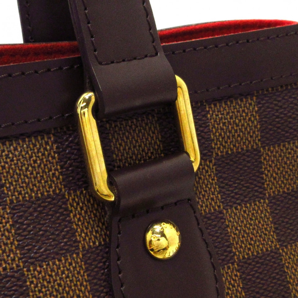 Louis Vuitton Hampstead PM Handbag Ebene Damier Canvas