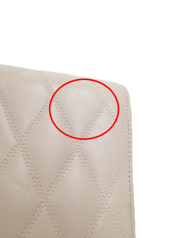 Saint Laurent- Paris Monogram Angie Shoulder Bag Beige Black