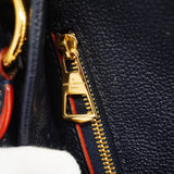 Louis Vuitton 2way Bag Monogram Implant V Tote MM Marine Rouge