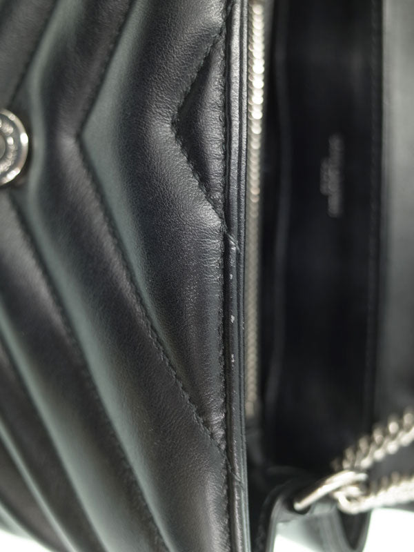 Saint Laurent- Paris Monogram Loulou Small Bag Black