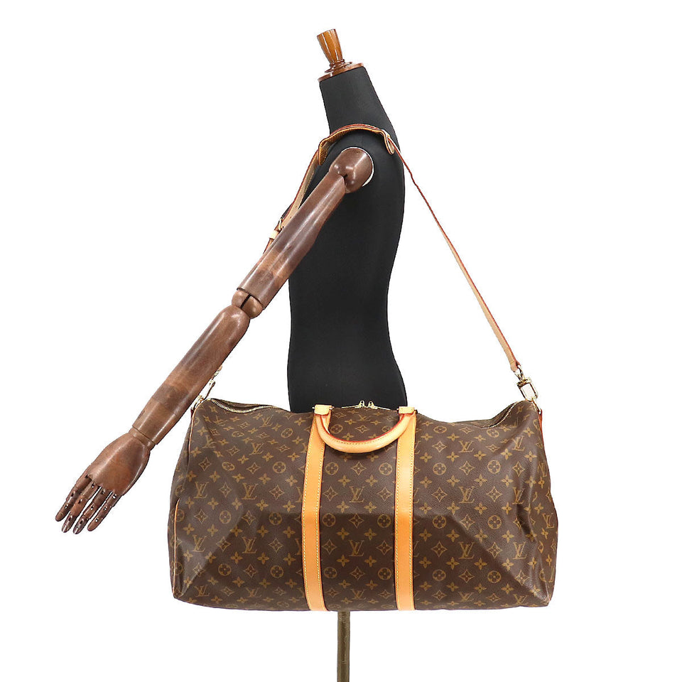 Louis Vuitton Monogram Keepall Bandouliere 55 2Way Boston Shoulder Bag