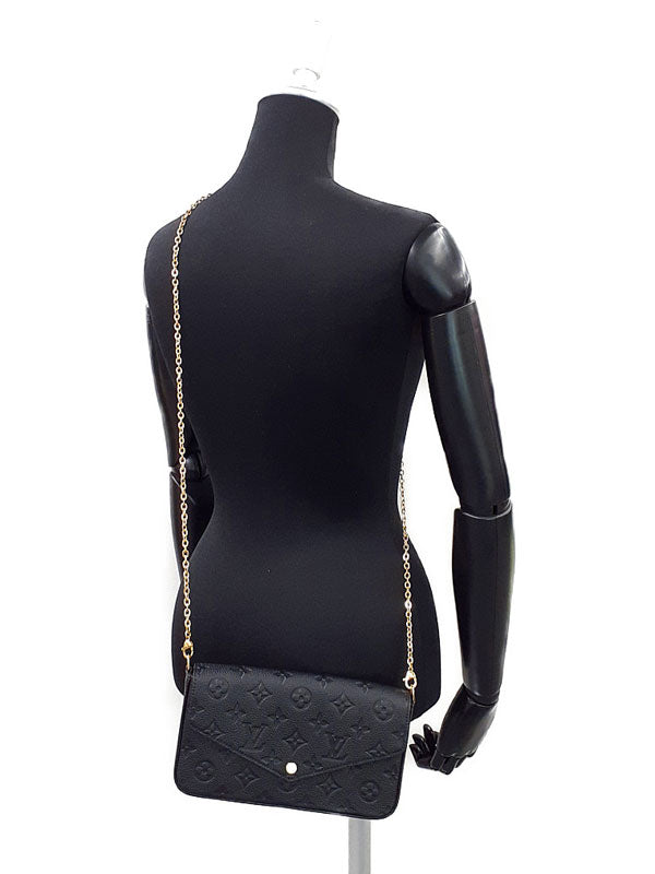 Louis Vuitton Monogram Implant Pochette Felicie 2way Bag