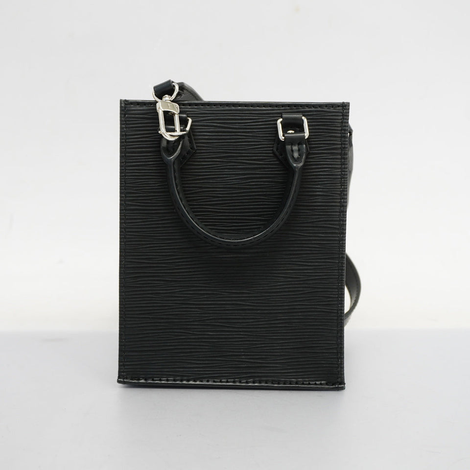 Louis Vuitton Shoulder Bag Epi Petite Sac Plat Noir Black