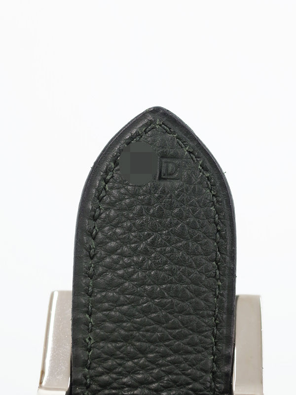 Hermes Engraved 2000 Shoulder Bag Dark Green