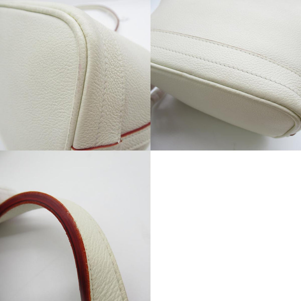 Louis Vuitton Noe BB Shoulder Bag Leather Suhari White