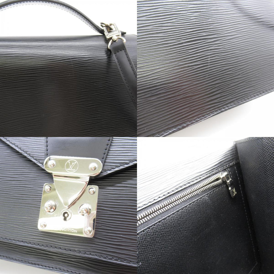 Louis Vuitton Monceau 28 Shoulder Bag 2way Black