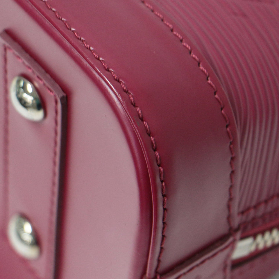 Louis Vuitton Shoulder Bag Fuchsia Alma BB Epi Red