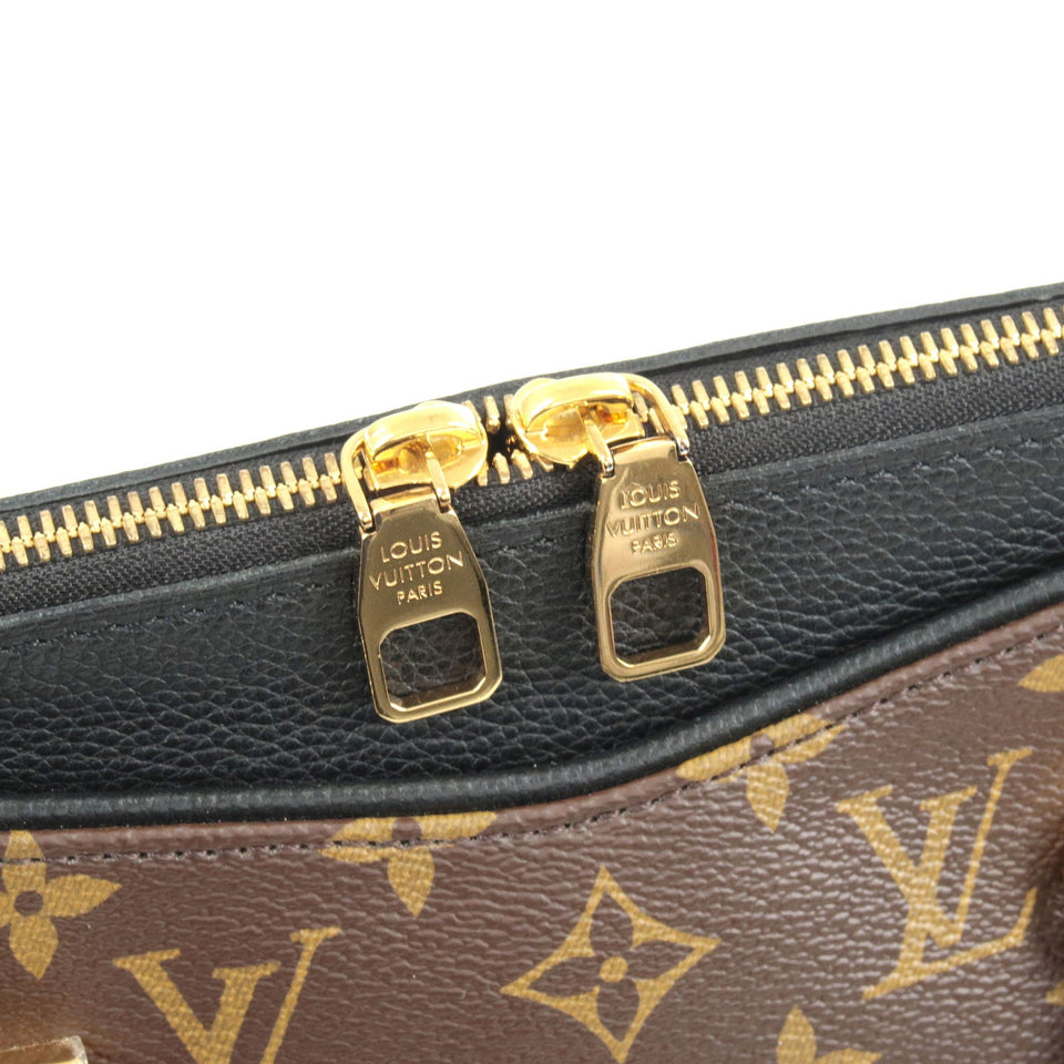 Louis Vuitton Monogram Pallas Handbag Shoulder Bag Noir