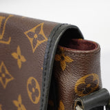 Louis Vuitton Shoulder Bag Monogram Macassar Bus PM
