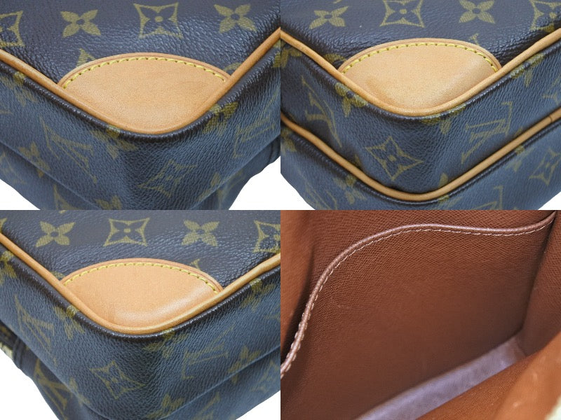 Louis Vuitton Shoulder Bag Amazon Pochette PVC Leather Brown