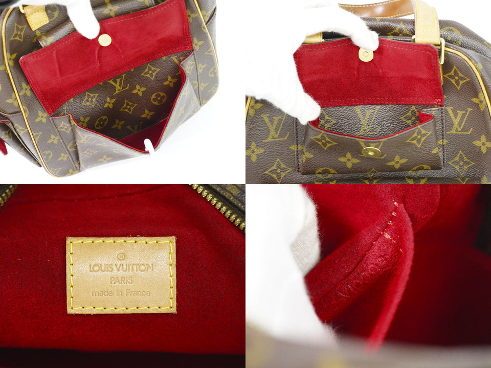 Louis Vuitton Excentri Cite Monogram Handbag Tote Bag Brown