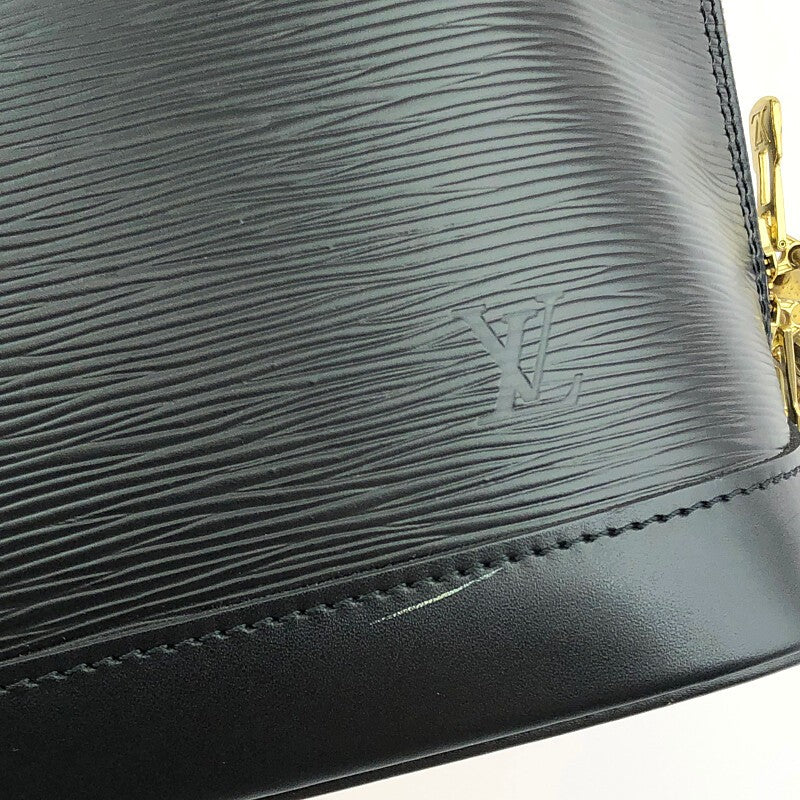 Louis Vuitton Epi Alma Bag Handbag Noir