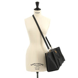 Louis Vuitton LockMe 2 Shoulder Bag Leather Noir