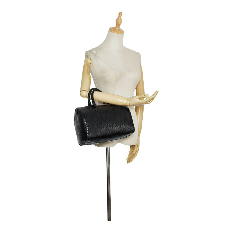 Louis Vuitton Epi Speedy 25 Handbag Mini Boston Bag Noir Black