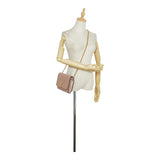 Louis Vuitton Pochette GM Chain Shoulder Bag Nude Beige Pink