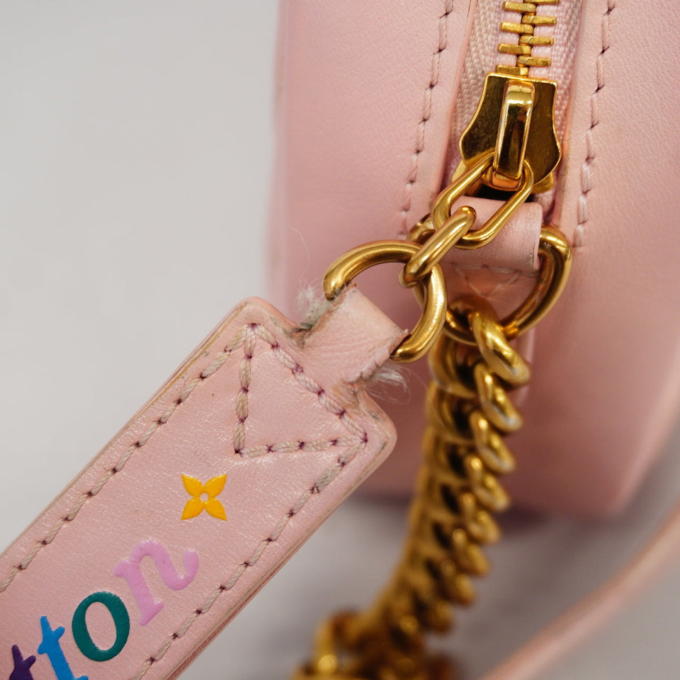 Louis Vuitton Shoulder Bag New Wave New Camera Bag Smoothy Pink
