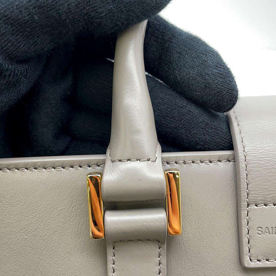 Saint Laurent- Paris Handbag Baby Cabas Gray