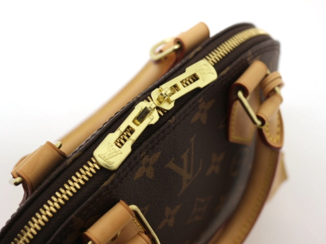 Louis Vuitton Alma BB Handbag Shoulder Bag Monogram