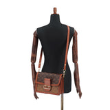 Louis Vuitton Monogram Reverse Dauphine Shoulder Bag Brown