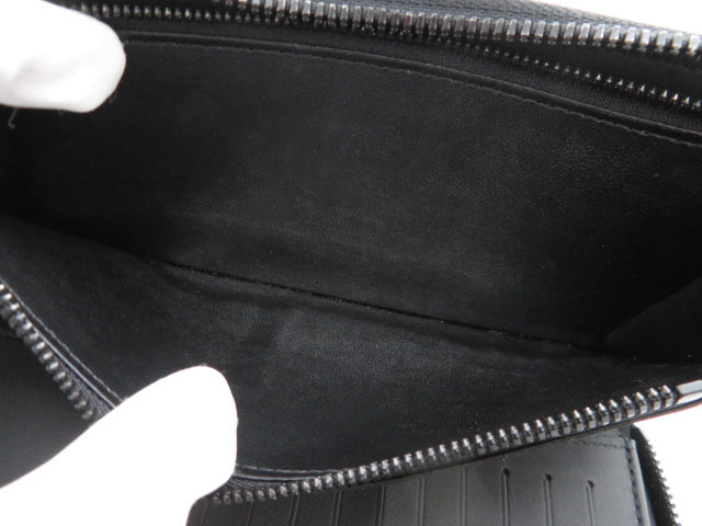 Louis Vuitton Long Wallet Zippy Wallet Vertical Taurillon Noir