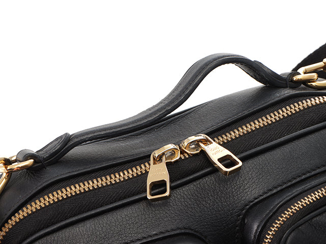 Louis Vuitton Utility Crossbody Leather Black
