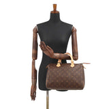Louis Vuitton Monogram Speedy 30 Hand Bag Brown Rfid Gold Hardware
