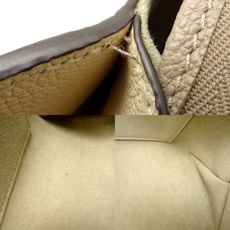 Louis Vuitton Petit Palais PM Bicolor Monogram Implant Handbag Tourtrell Creme