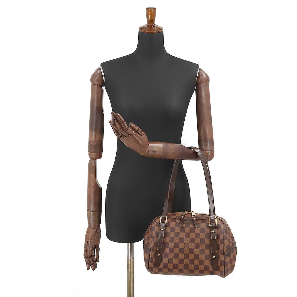 Louis Vuitton Damier Rivington PM Shoulder Bag Ebene