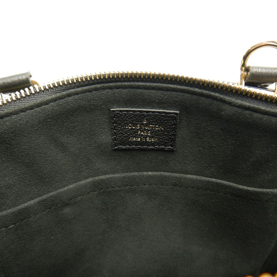 Louis Vuitton Petit Palais PM Handbag Amplant Black