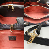 Louis Vuitton Montaigne BB Bicolor Monogram Emplant Noir Black