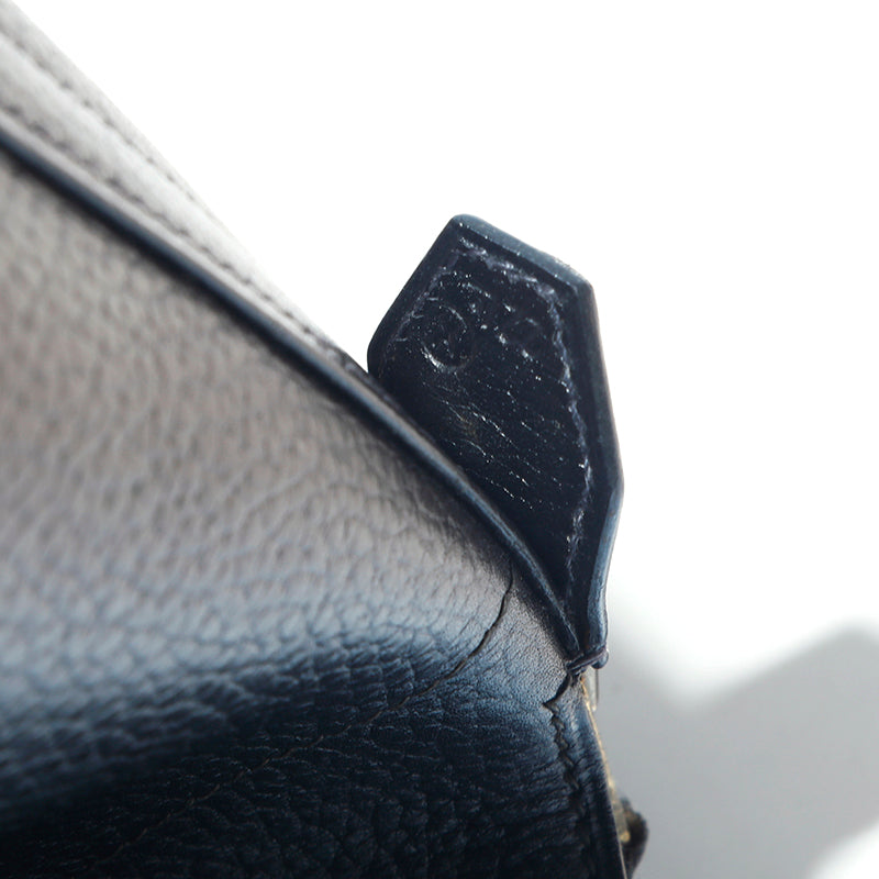 Hermes Bolide 31 G Metal Fittings Handbag ◯x Engraved Ardennes Black