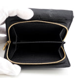 Louis Vuitton Portefeuille Metis Compact Monogram Implant Trifold Wallet Black