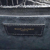Saint Laurent- Paris Chain Shoulder Bag Embossed Sunset Black