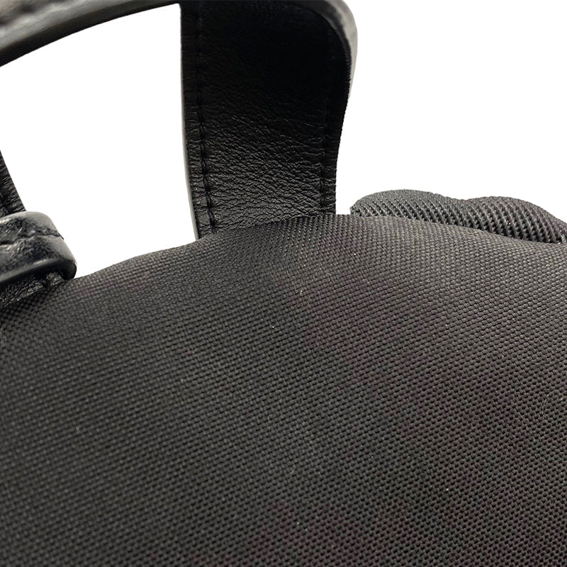 Saint Laurent- City Mini Backpack Leather Black Silver Hardware Rucksack